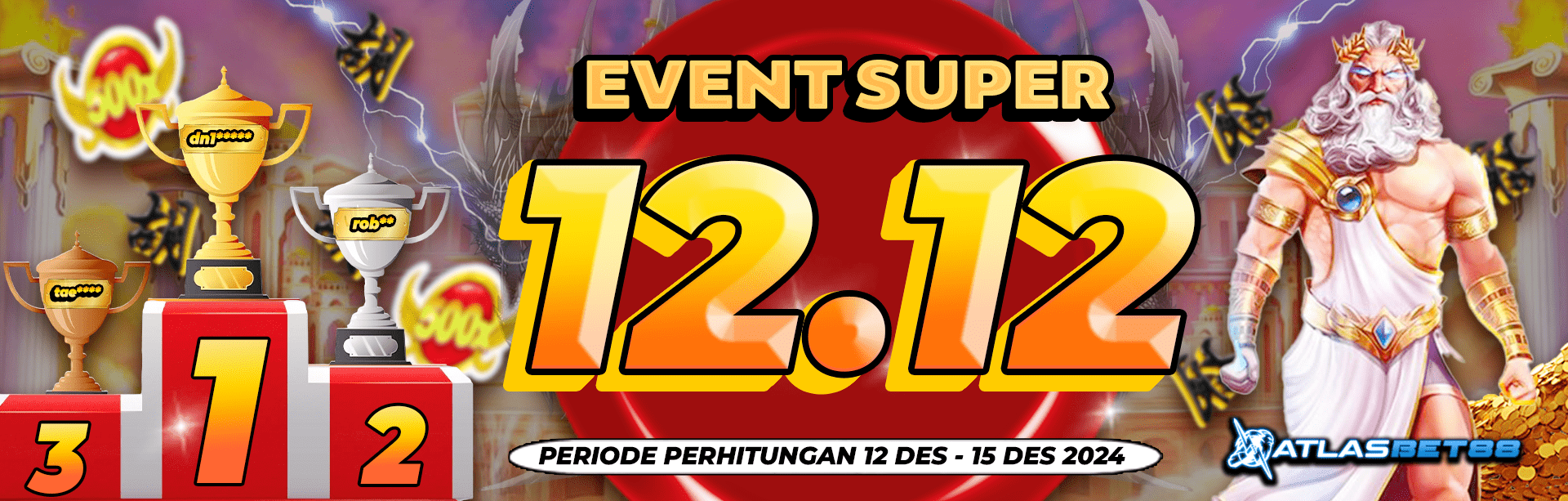 EVENT SUPER 12.12 ATLASBET88