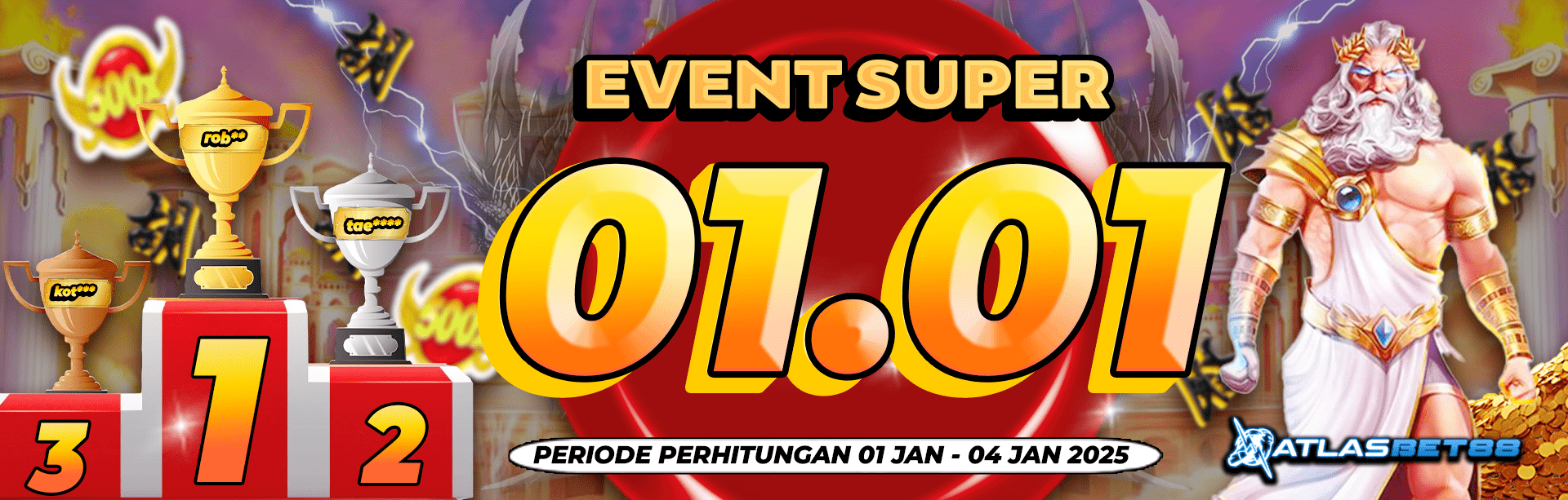 EVENT SUPER 01.01 ATLASBET88