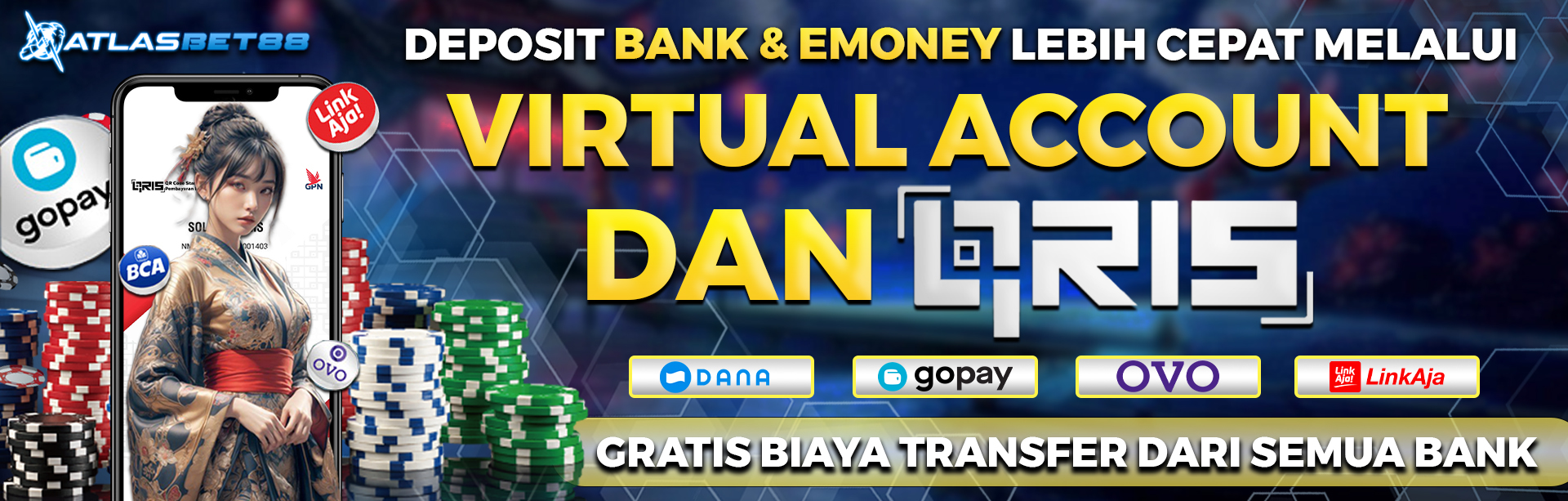 Deposit Qris & Virtual Account