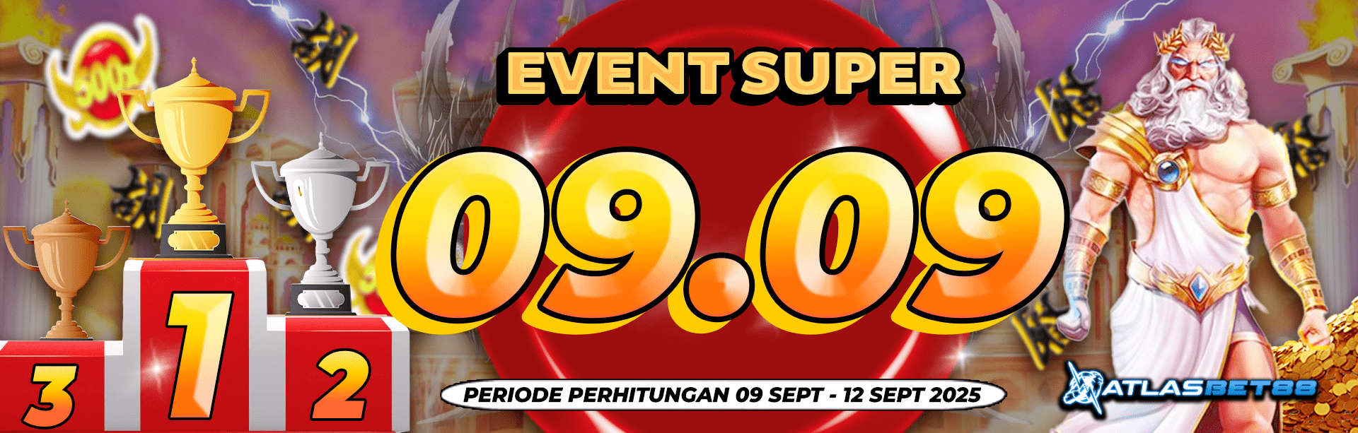 EVENT SUPER 09.09 ATLASBET88
