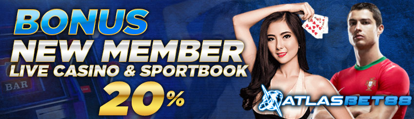 BONUS NEW MEMBER 20% LIVE CASINO & SPORTBOOK