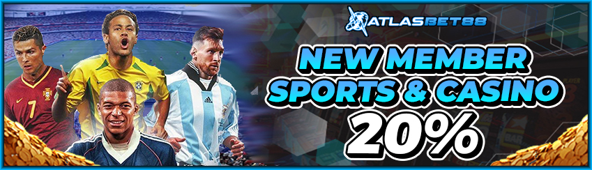 BONUS NEW MEMBER 20% LIVE CASINO & SPORTBOOK